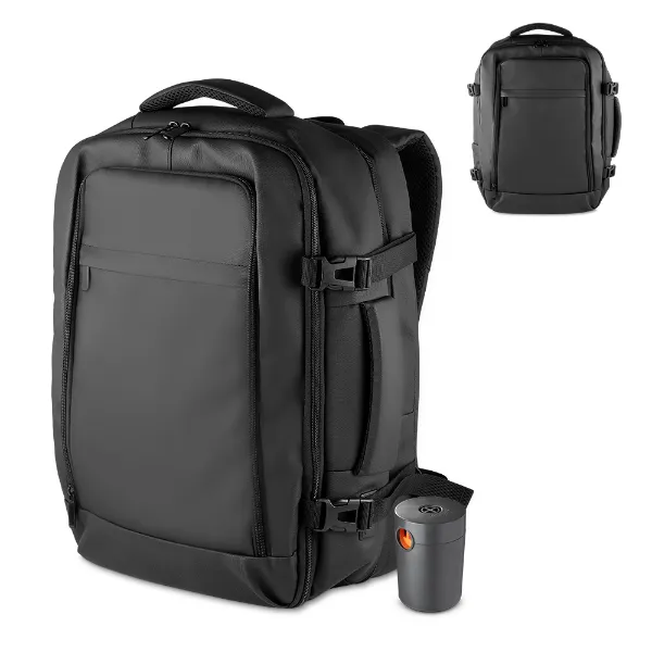 Mochila personalizada com Compartimento a Vácuo e Expansor Mochila personalizada com Compartimento a Vácuo e Expansor
